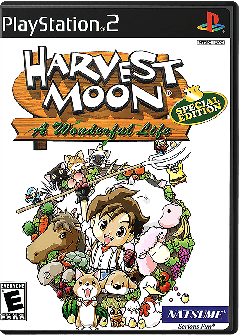 Harvest Moon A Wonderful Life [Special Edition] box art for Playstation 2